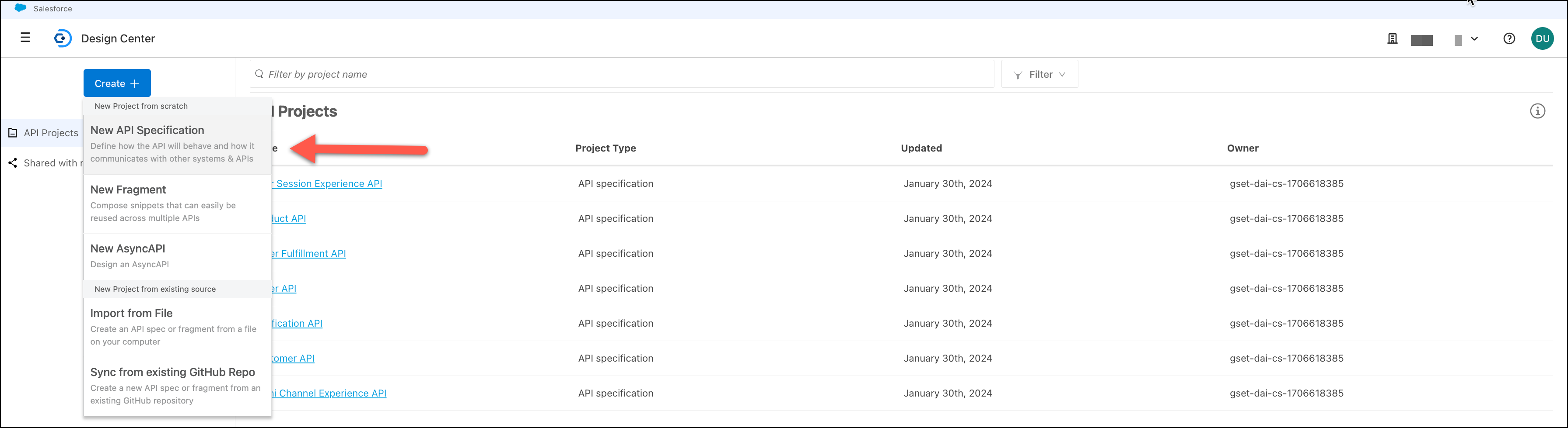 Create API