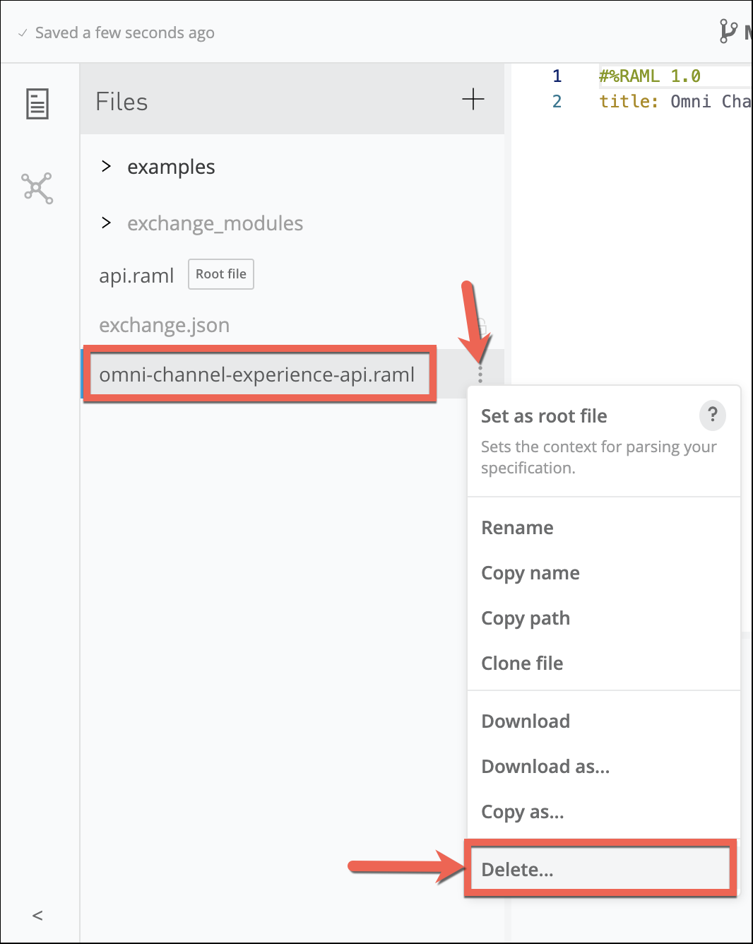 Delete RAML 2