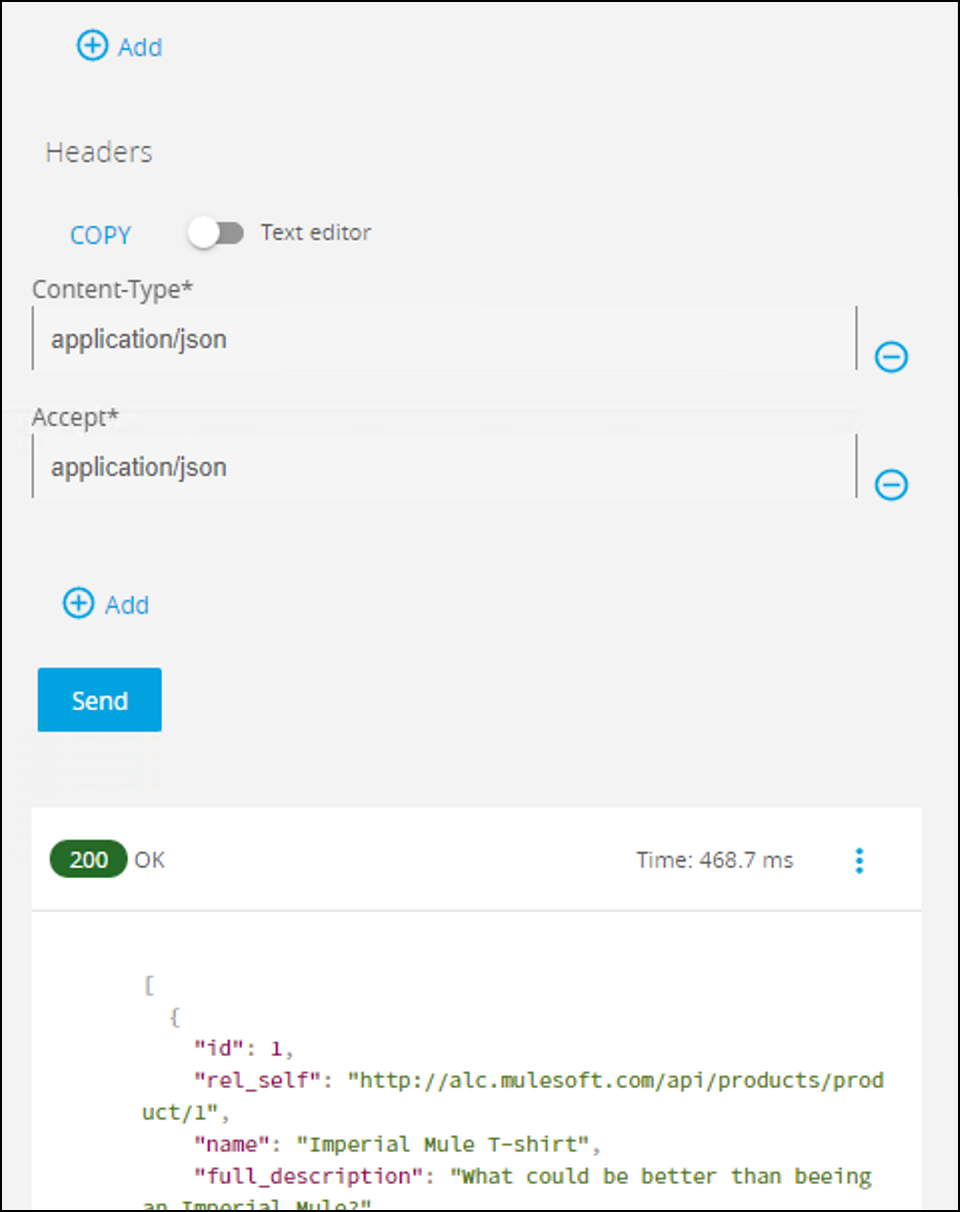 Product Search Response