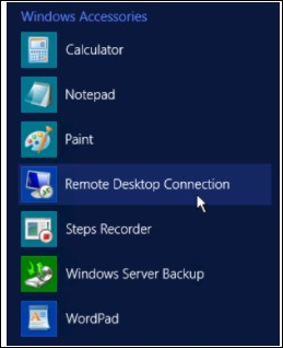 Remote Desktop Connection